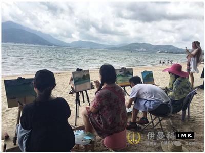 The 2018-2019 inaugural ceremony of the Lion Love Football Service Team and the outdoor sketching service of Futian Disabled People's Federation Calligraphy and Painting Society was successfully held news 图3张